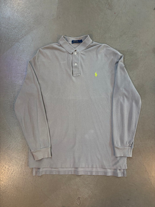 Ralph Lauren Grey Long Sleeve Polo Shirt