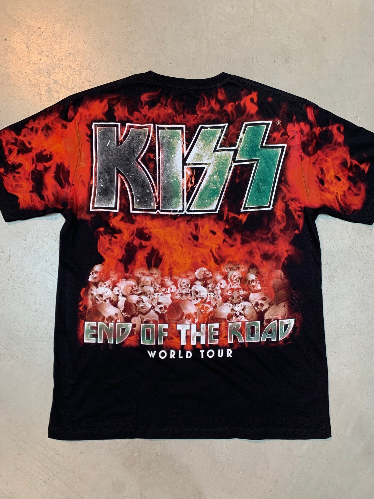 KISS "End of The Road World Tour" All Over Print Band T-Shirt