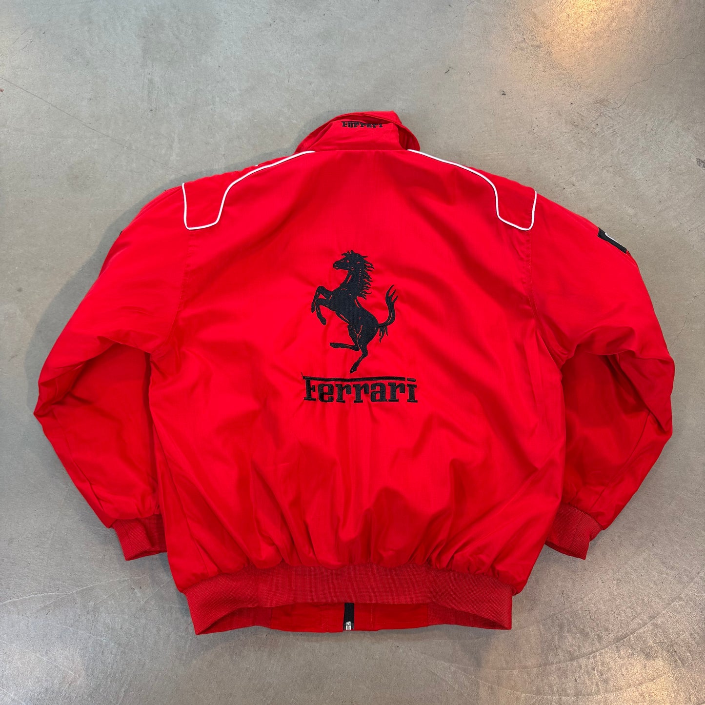 Vintage Ferrari Triple Red F1 Racing Jacket