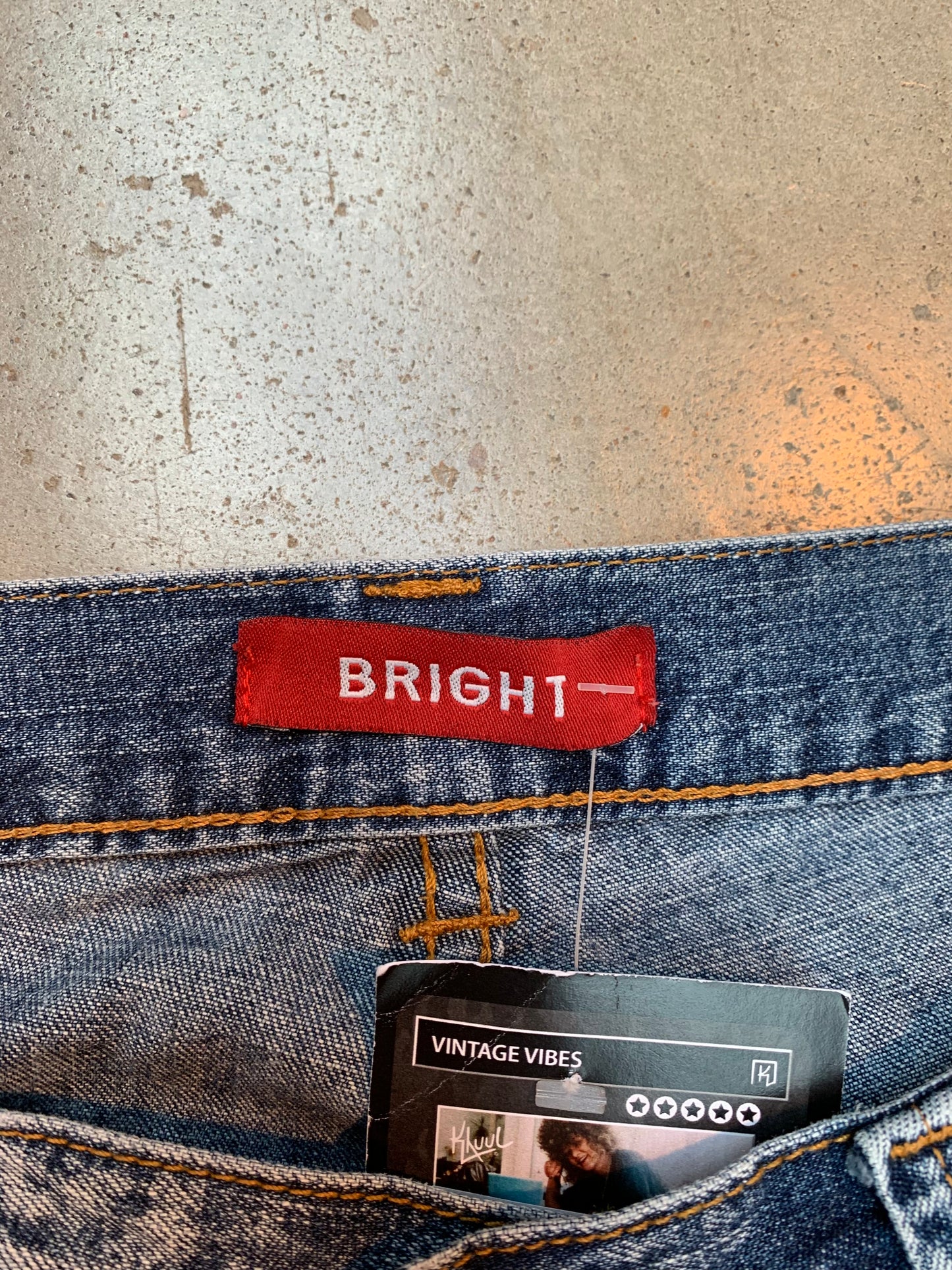 Vintage Men M Bright Multi Pocket Utility Jeans