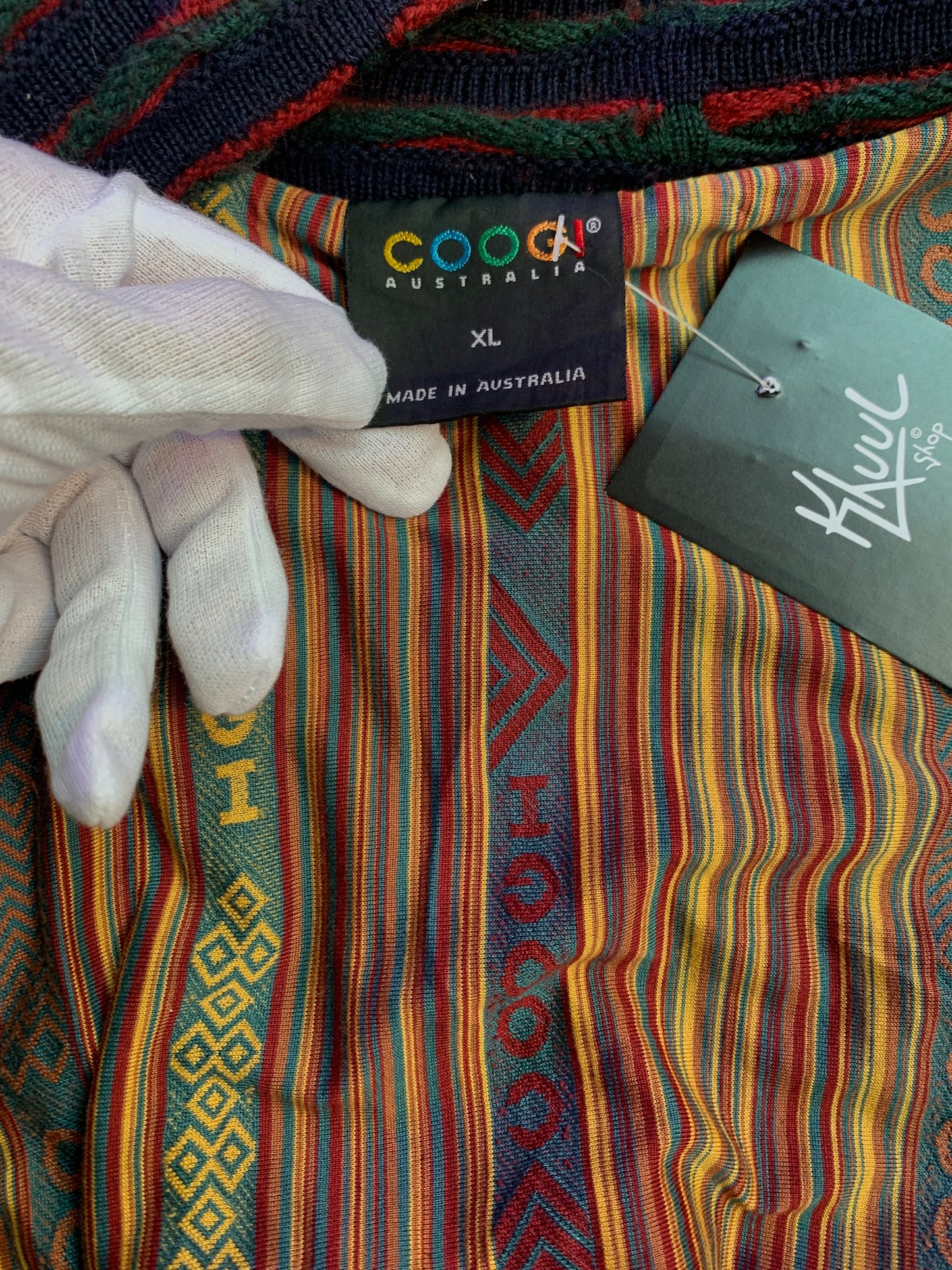 Rare COOGI Australia Black Zip Jacket