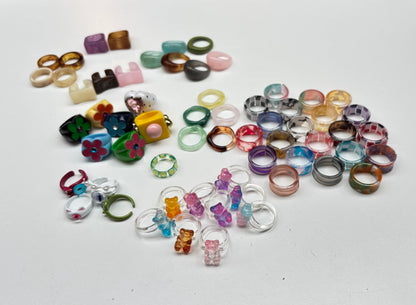 Y2K Resin Rings