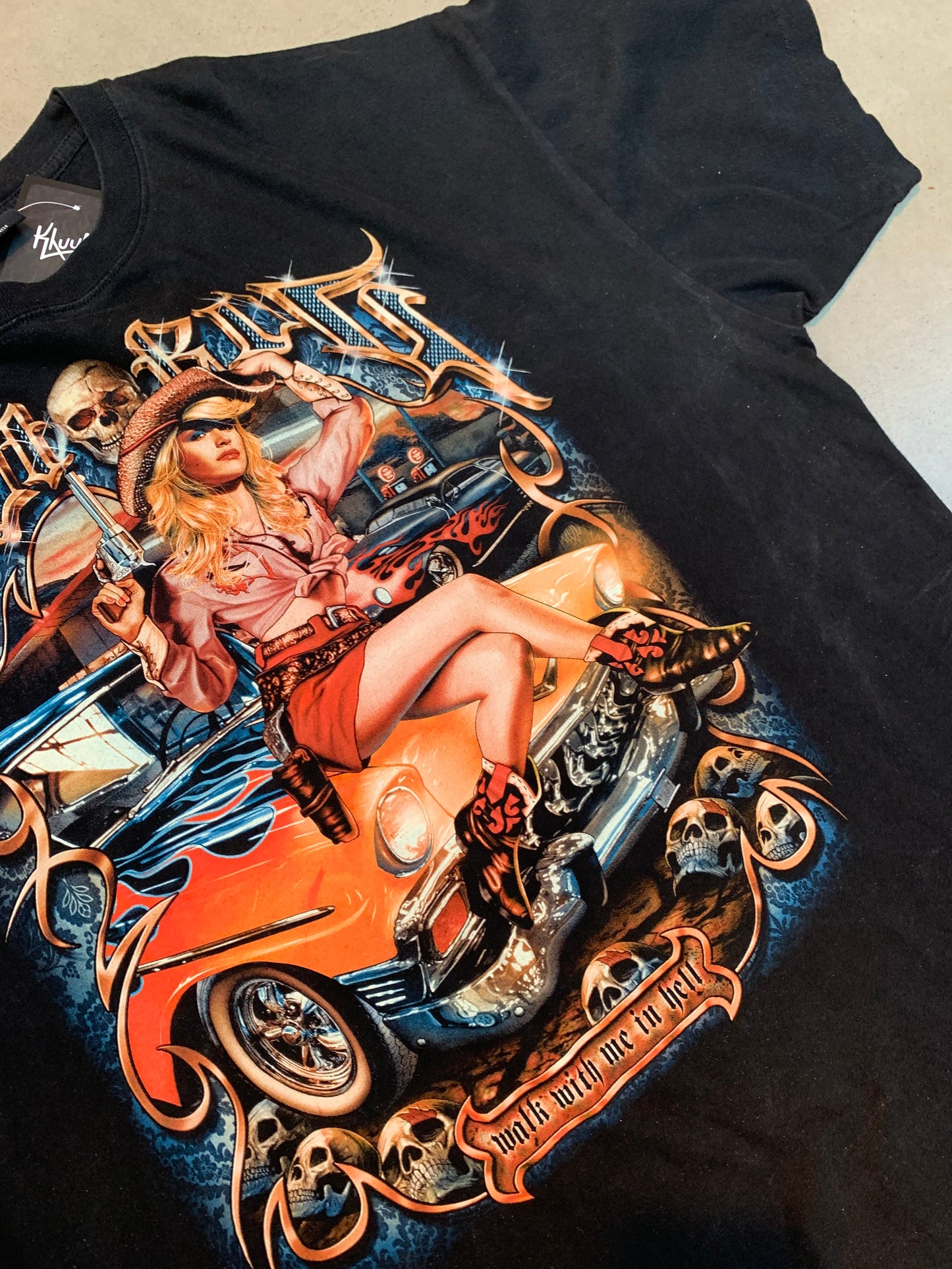 Men’s XXL Black Graphic T-Shirt