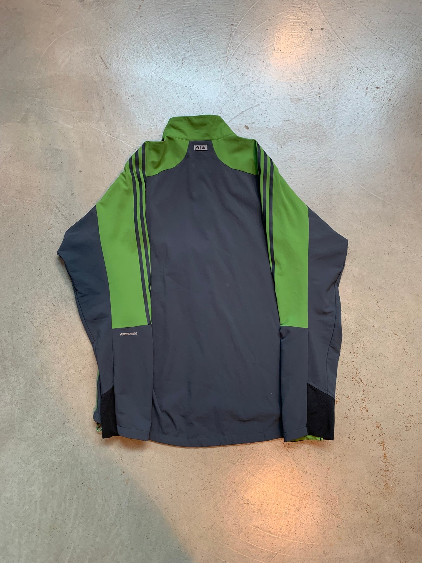 Adidas Men's XXL Windbreaker Jacket Green