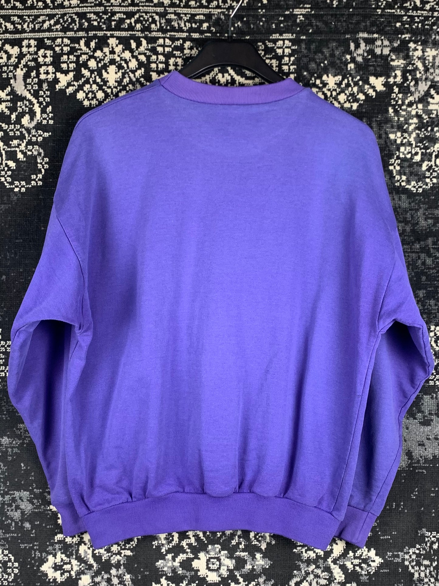 Unisex Vintage Adidas Graphic Purple Sweatshirt