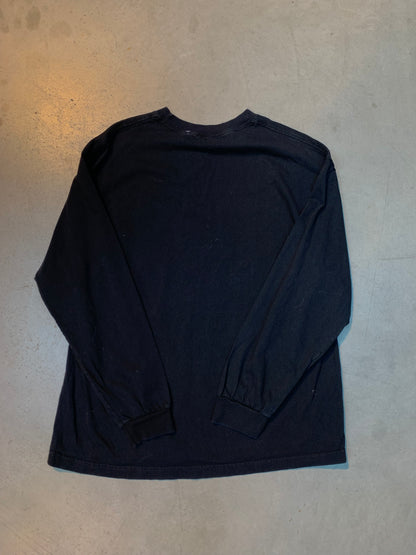 Vintage Saruman Graphic Black Long Sleeve T-Shirt