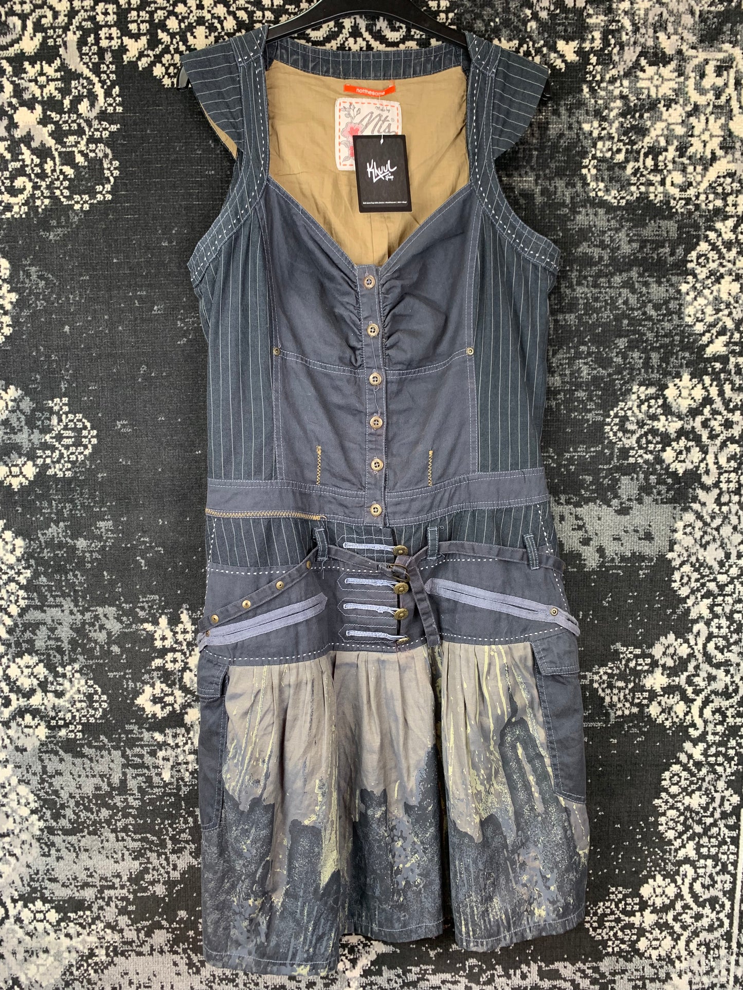 Women's Steampunk Corset-Style Dress