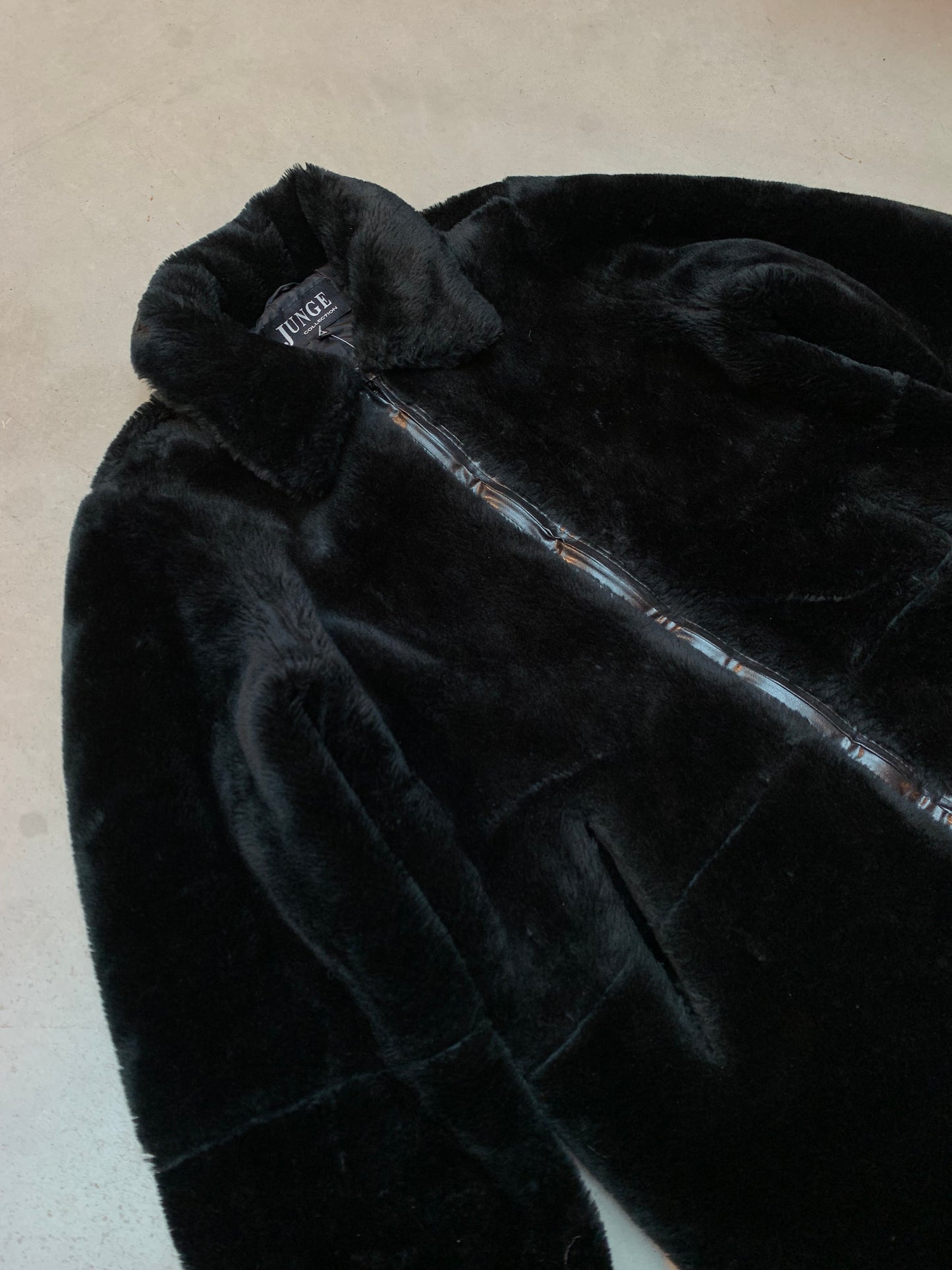 Vintage Women's Junge Collection Faux Fur Coat