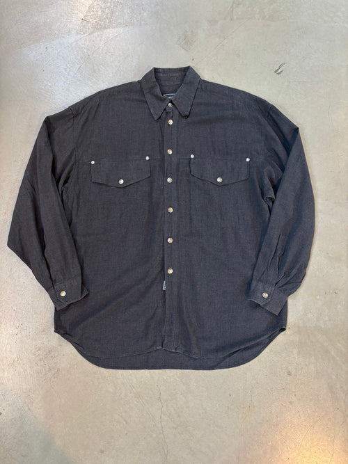 Versace Jeans Couture Charcoal Button Up Shirt
