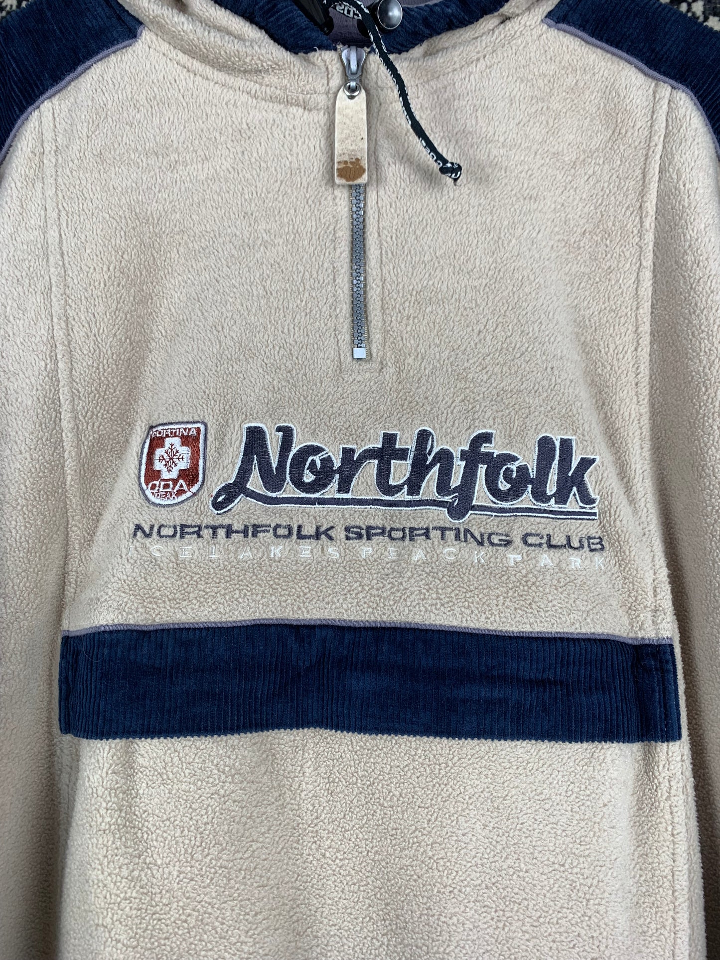 Men's Vintage Northfolk Quarter-Zip Fleece Hoodie