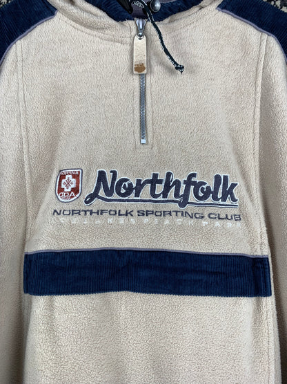 Men's Vintage Northfolk Quarter-Zip Fleece Hoodie