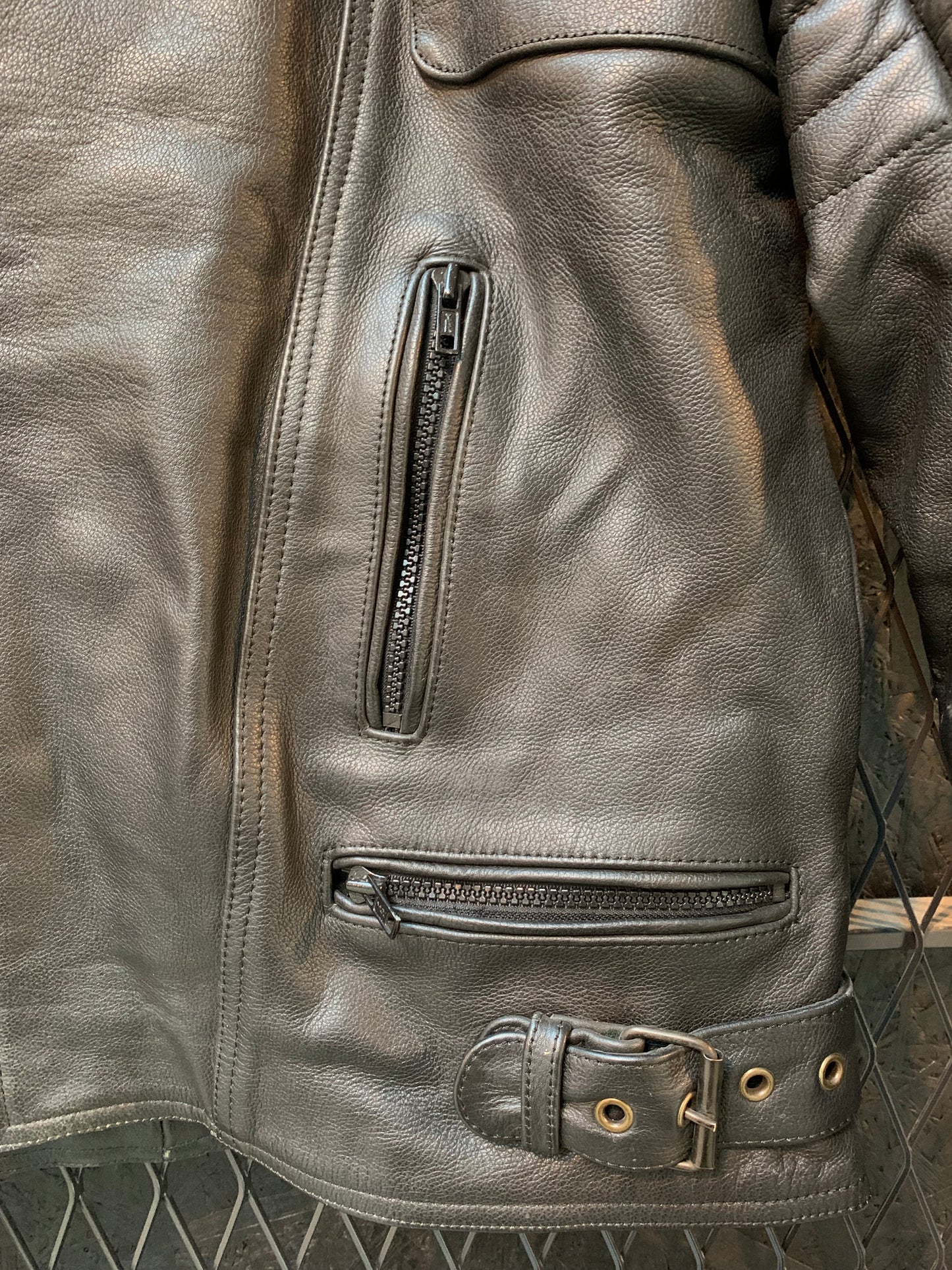 Akito Vintage Motorcycle Leather Jacket