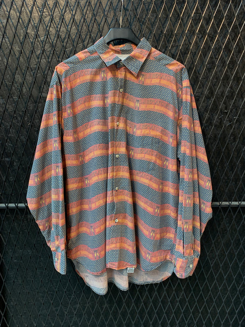 Replay Company Made in Italy Patterned Button-Up Shirt