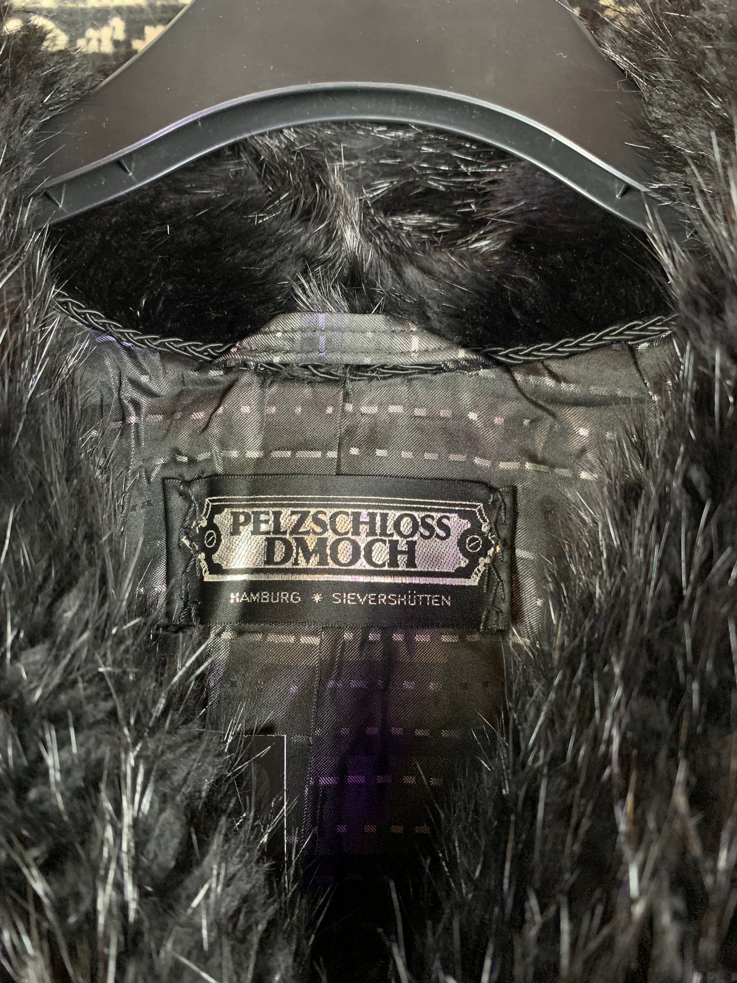 Women’s Vintage Pelzschloss Black Persian Lamb Fur Coat