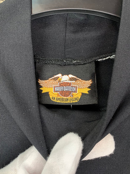 Harley Davidson Men Black Turtleneck T-shirt