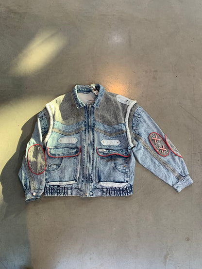 John F. Gee Women’s Vintage Funky Denim Jacket