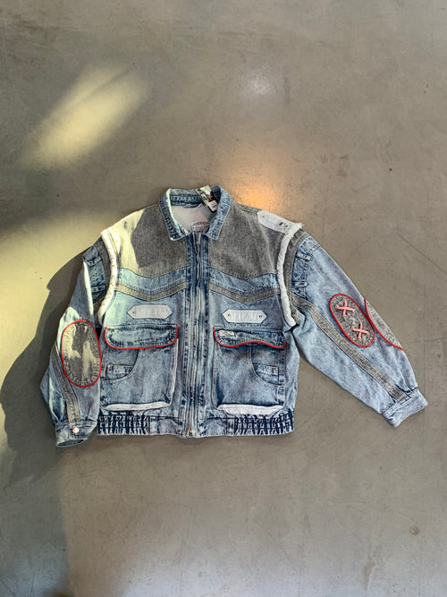 John F. Gee Women’s Vintage Funky Denim Jacket