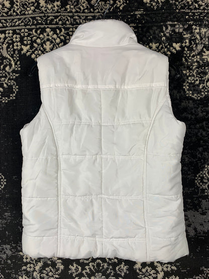 Womens Y2K Vintage White Everlast Puffer Vest