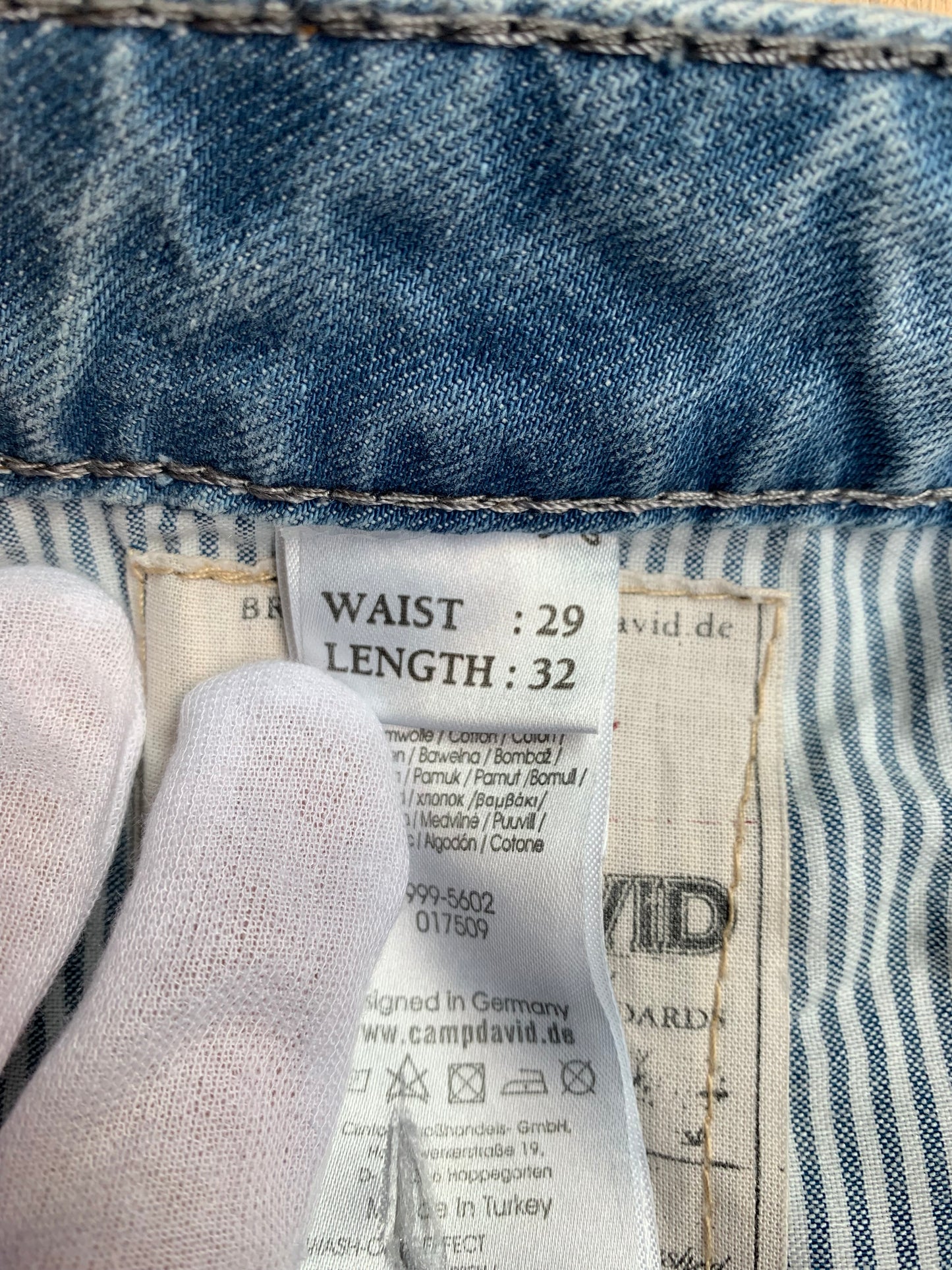 Mens Vintage Camp David Jeans