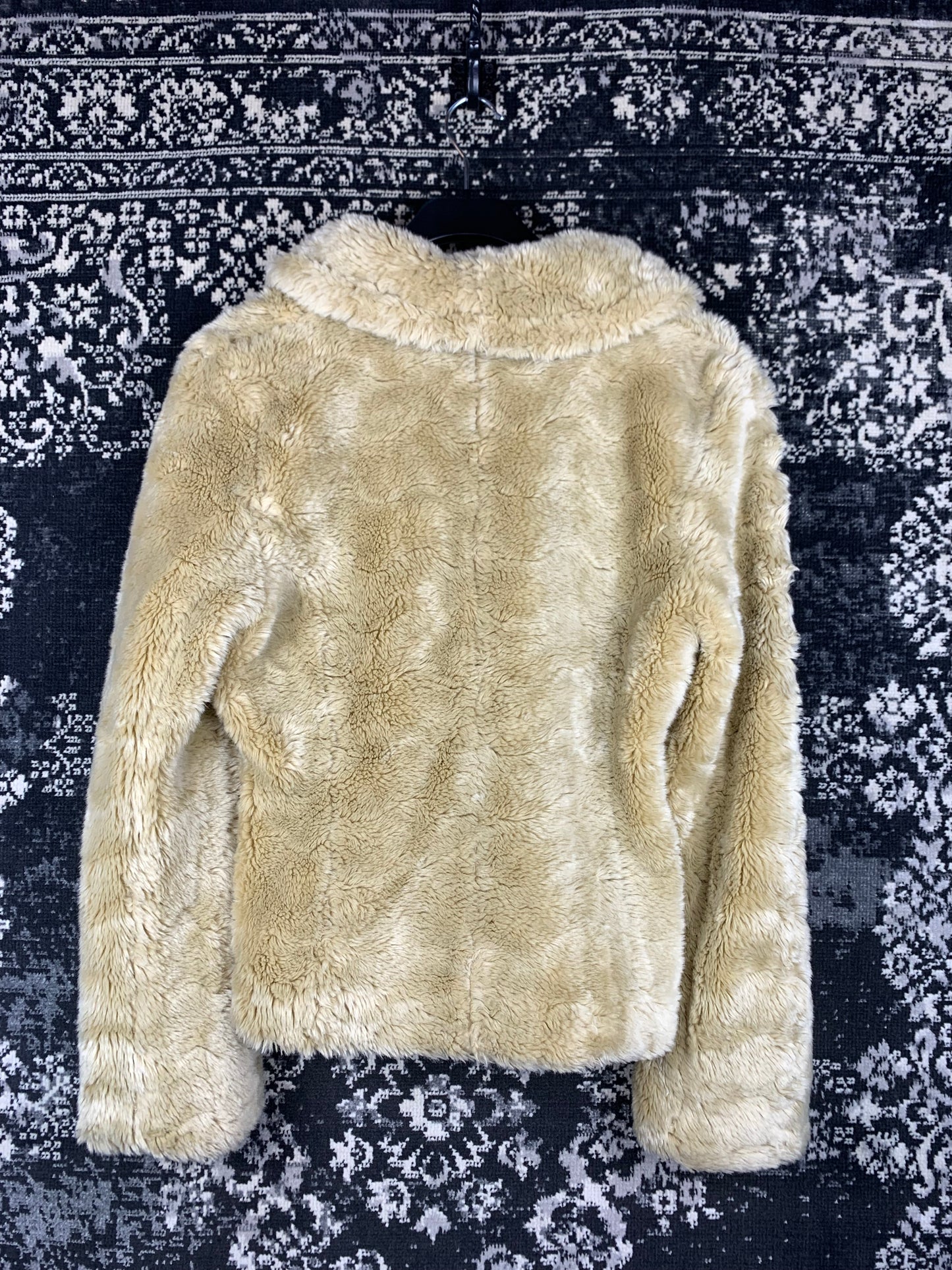 Women's Y2K Beige Faux Fur Jacket by Martinelli