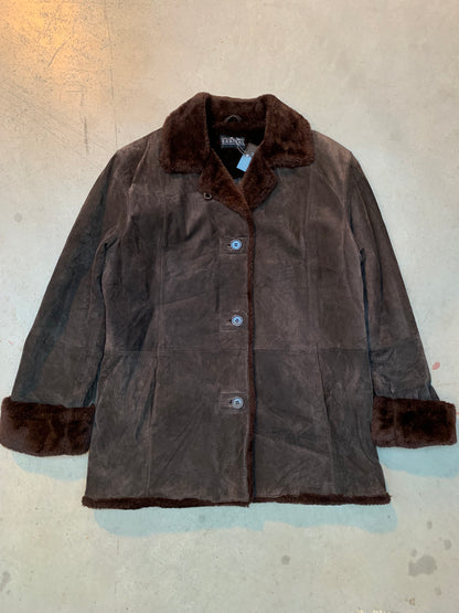 Womens Vintage Shearling Coat