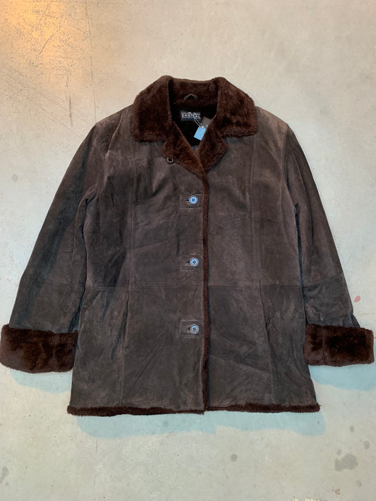 Womens Vintage Shearling Coat