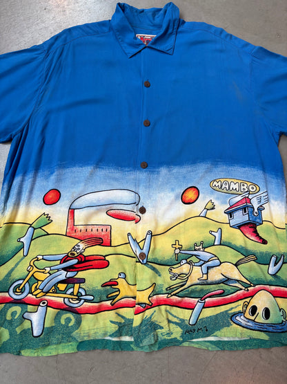 Mambo Shirt Cartoon Vintage Graphic Tee