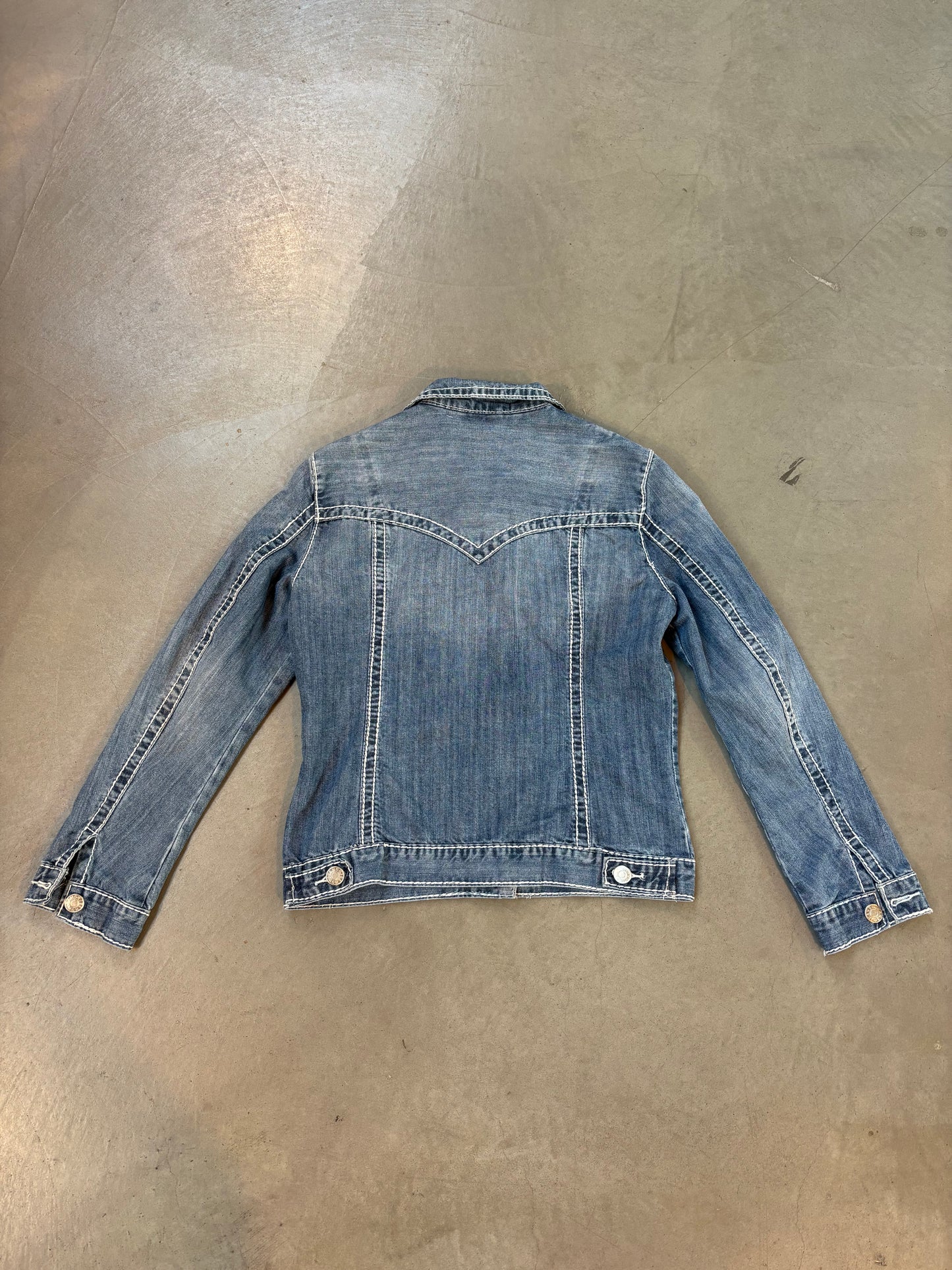 Eden Girl Vintage Blue Denim Jacket