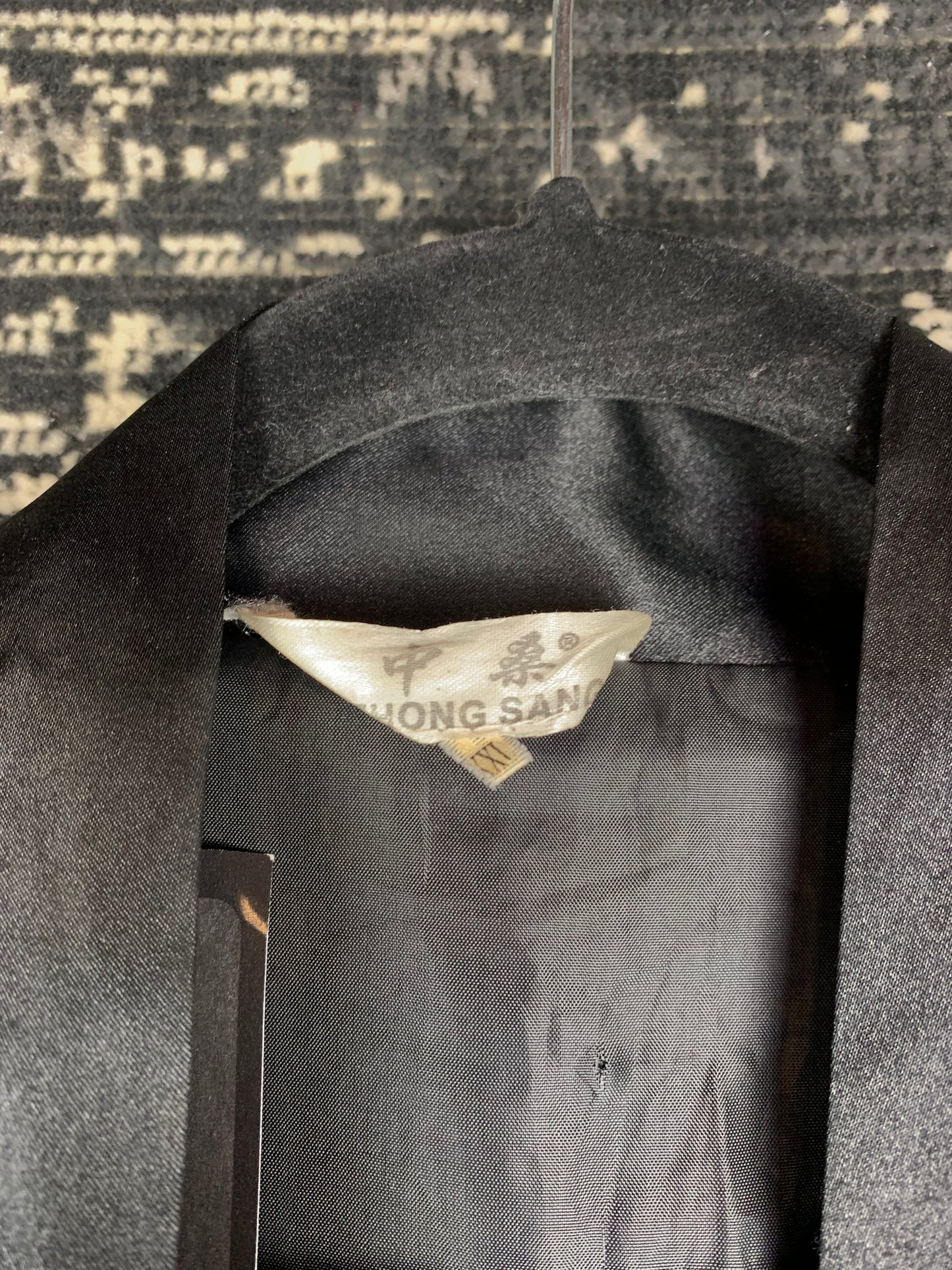 Black Silk Women Chinese Style Kimono