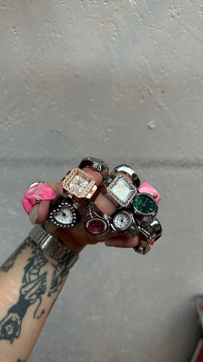 y2k watch rings