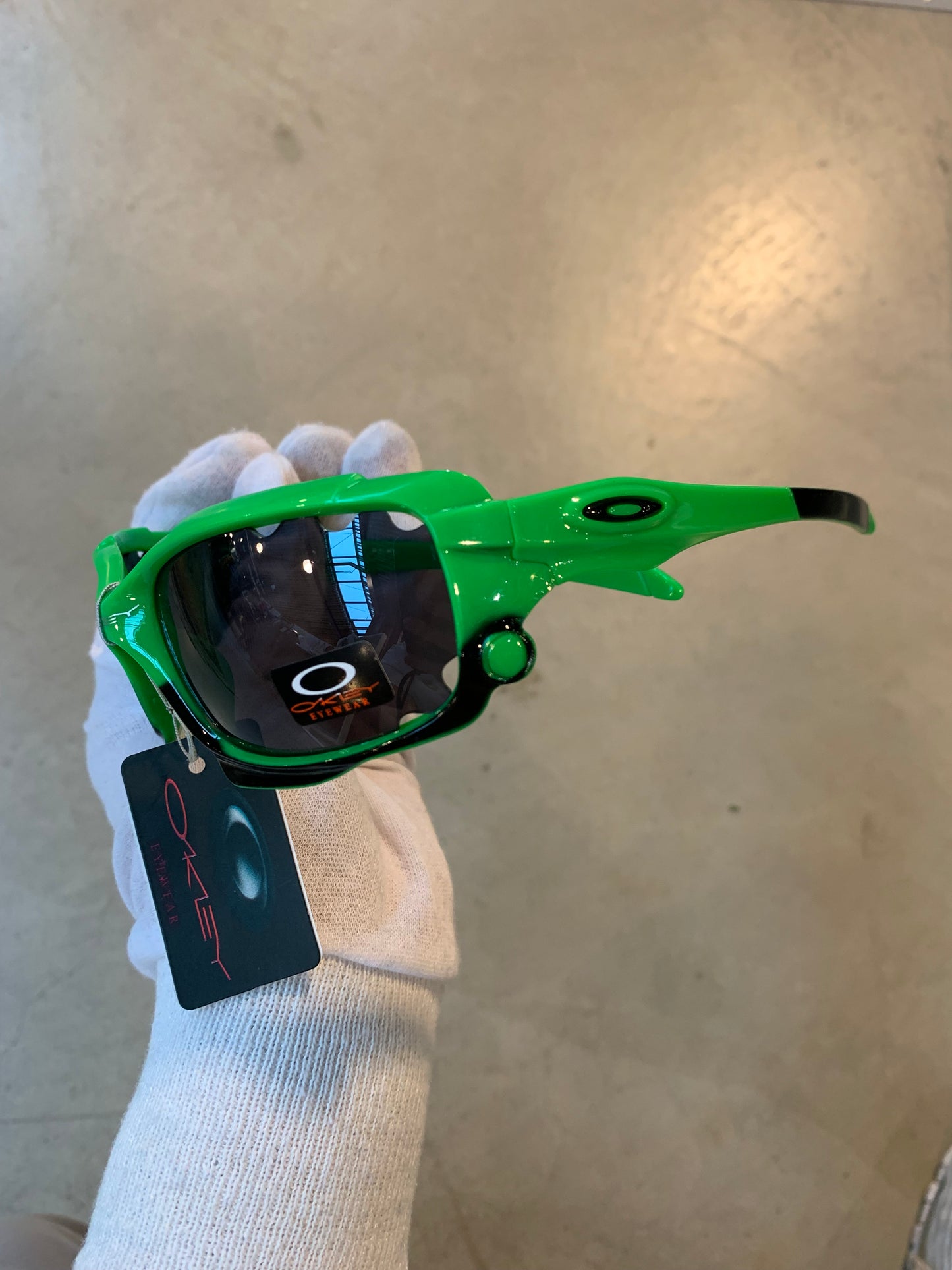 Y2K Green Oakley Sunglasses