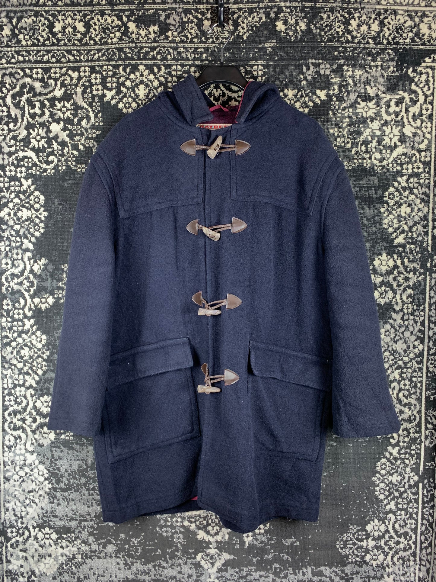 Men's Vintage Wool Duffle Coat