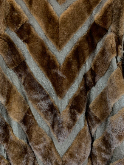 Vintage Horst Franken Brown Fur Coat