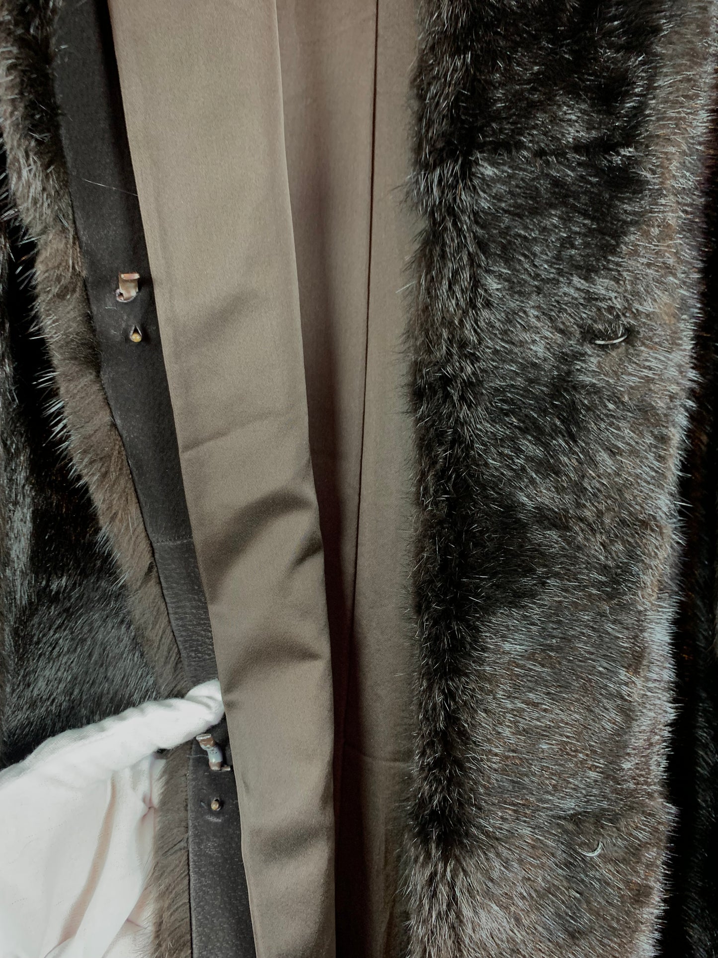 Women's Vintage Black Mink Fur Coat