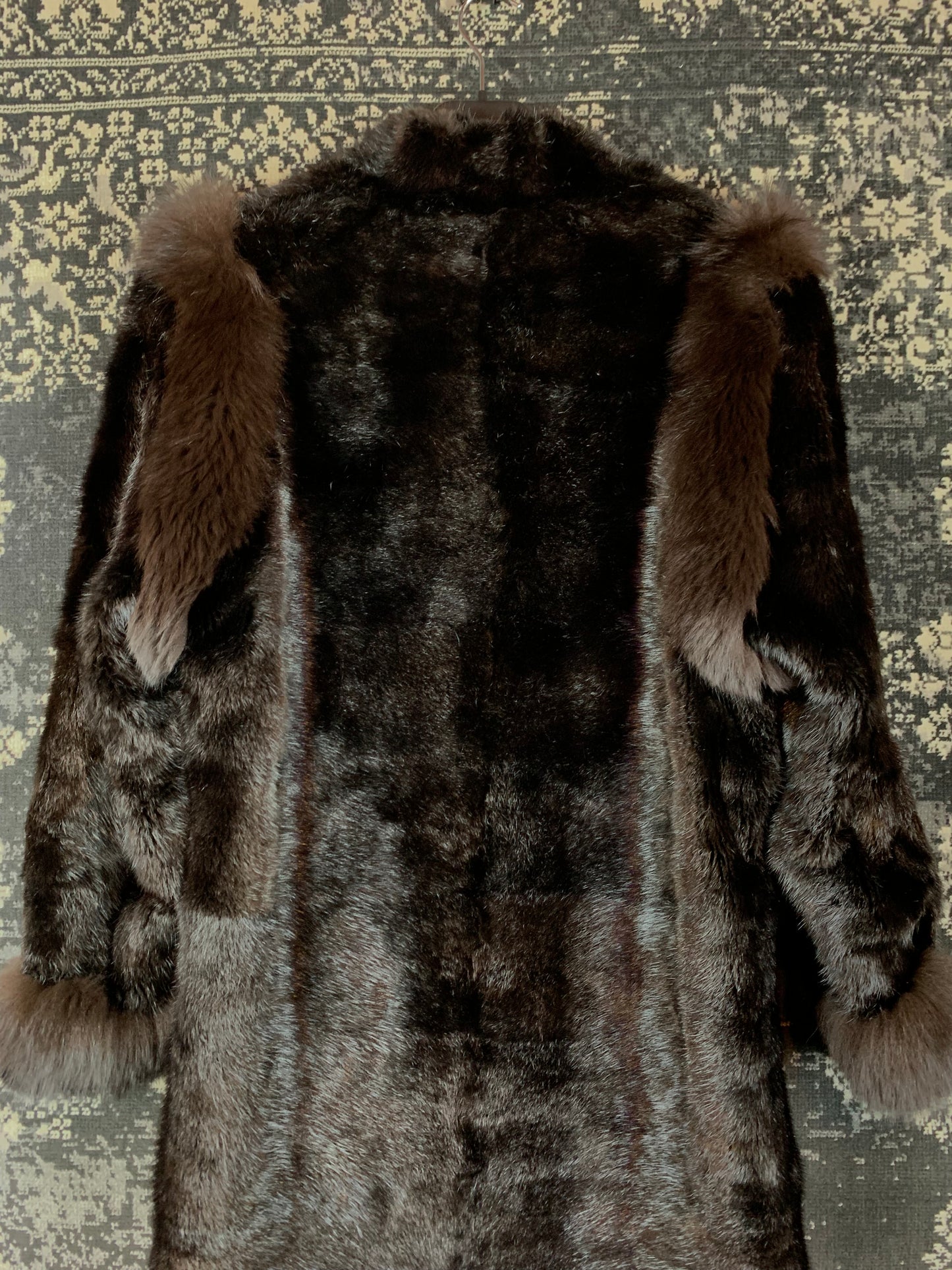 Women's Vintage Black Mink Fur Coat