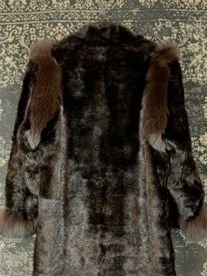 Women's Vintage Black Mink Fur Coat