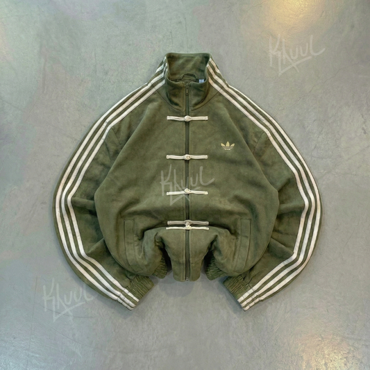 Adidas Olive Green Chinese Snake New Year 2026 CNY Tang Track Jacket