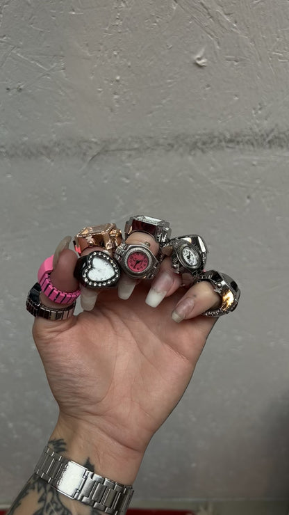 y2k watch rings